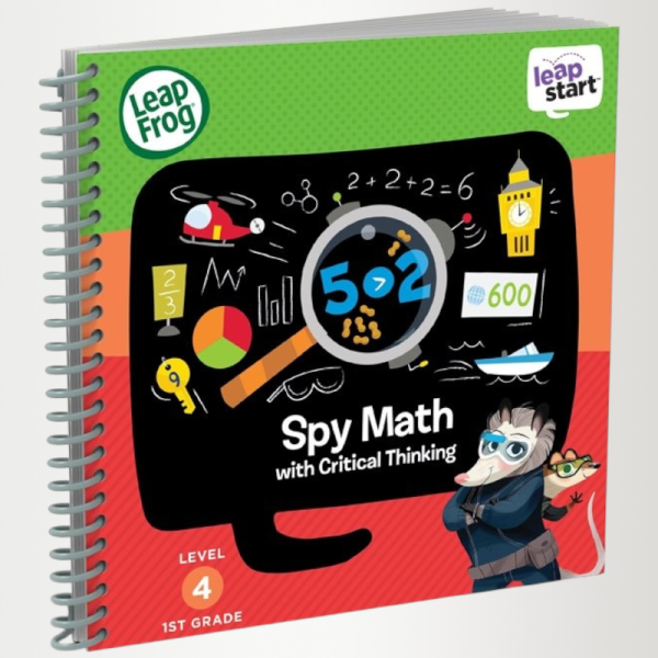 LeapFrog LeapStart 1st Grade Activity Book: Spy Math & Critical Thinking, 5 years to 7 years